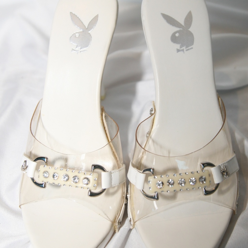 Bunnywood White High Heel Shoes